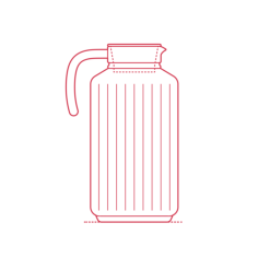 Objects Beverage Serveware Ikea Farlig Pitcher Line Tracing Svg Vector, Free Vectors File